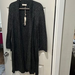 Brand new dark grey cardigan.